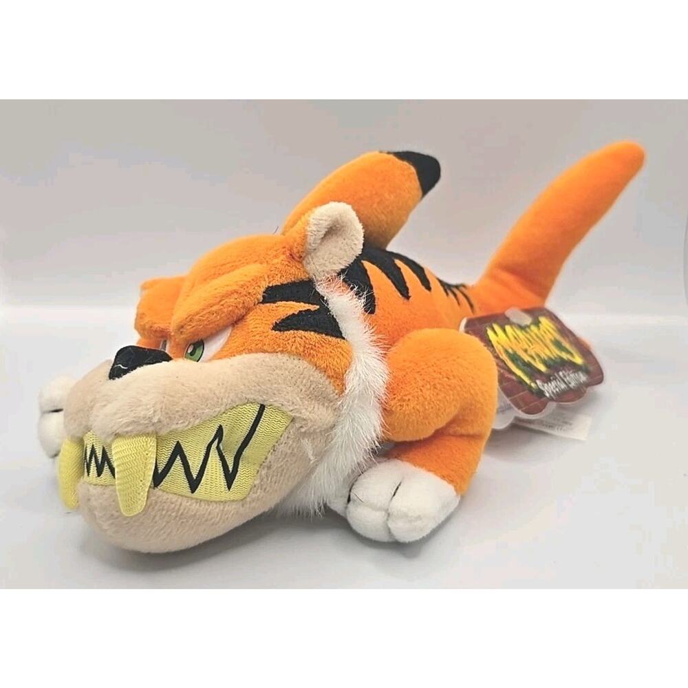 1998 Meanies Special Edition Tiger Shark Plush Animal w Tag BB27